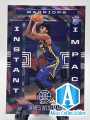 2020-21 Panini Illusions James Wiseman Instant Impact Insert #19 Warriors